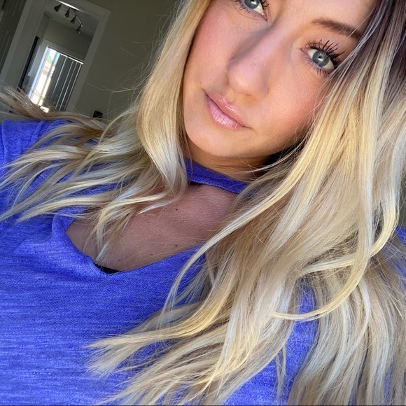 FREE PEOPLE PURPLE T-SHIRT XS - Picture 2 of 6